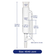 Soxhlet Type Extraction Apparatus Soxhlet Extractor Condensers Labasics
