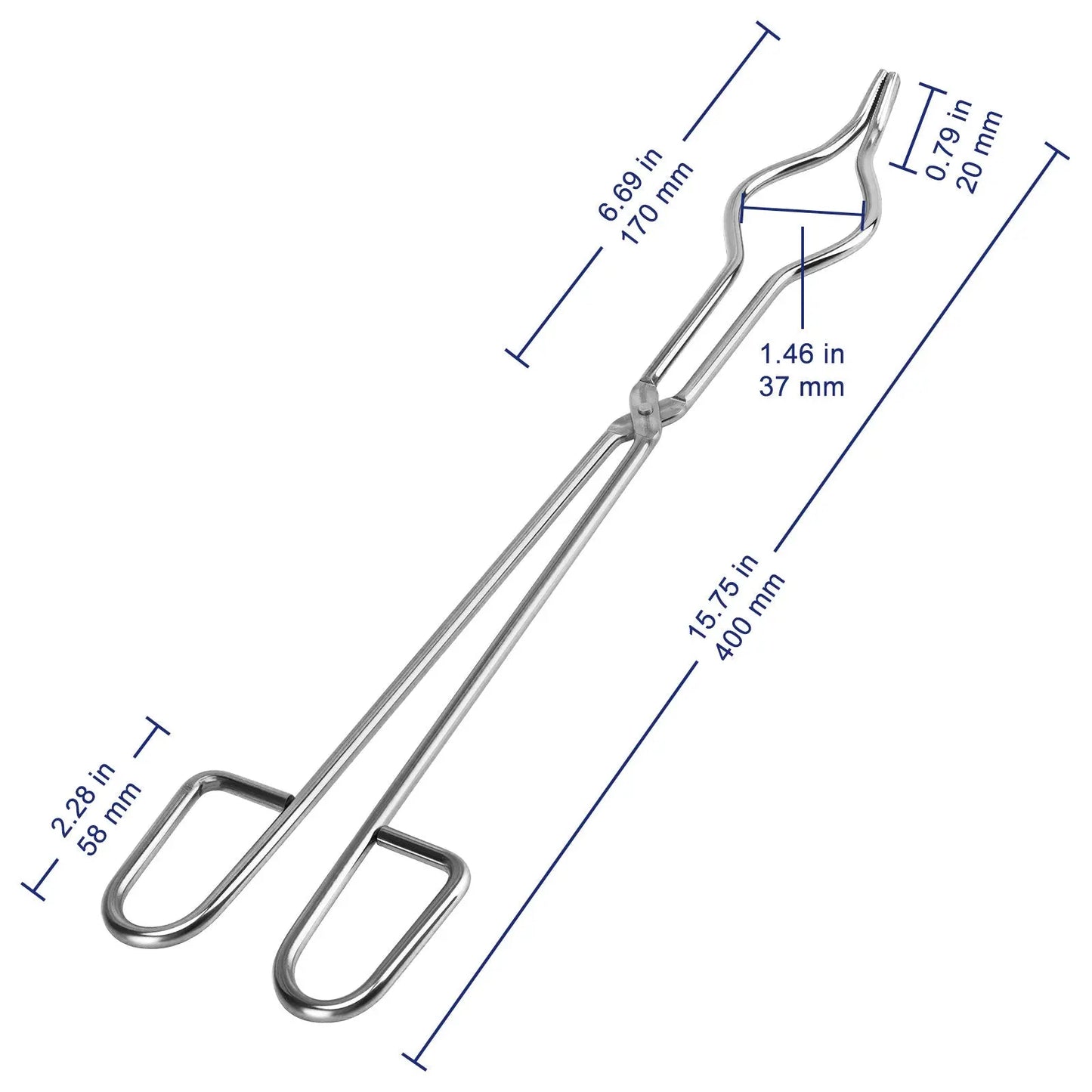 Stainless Steel Crucible Tong, 40 cm Length Labasics