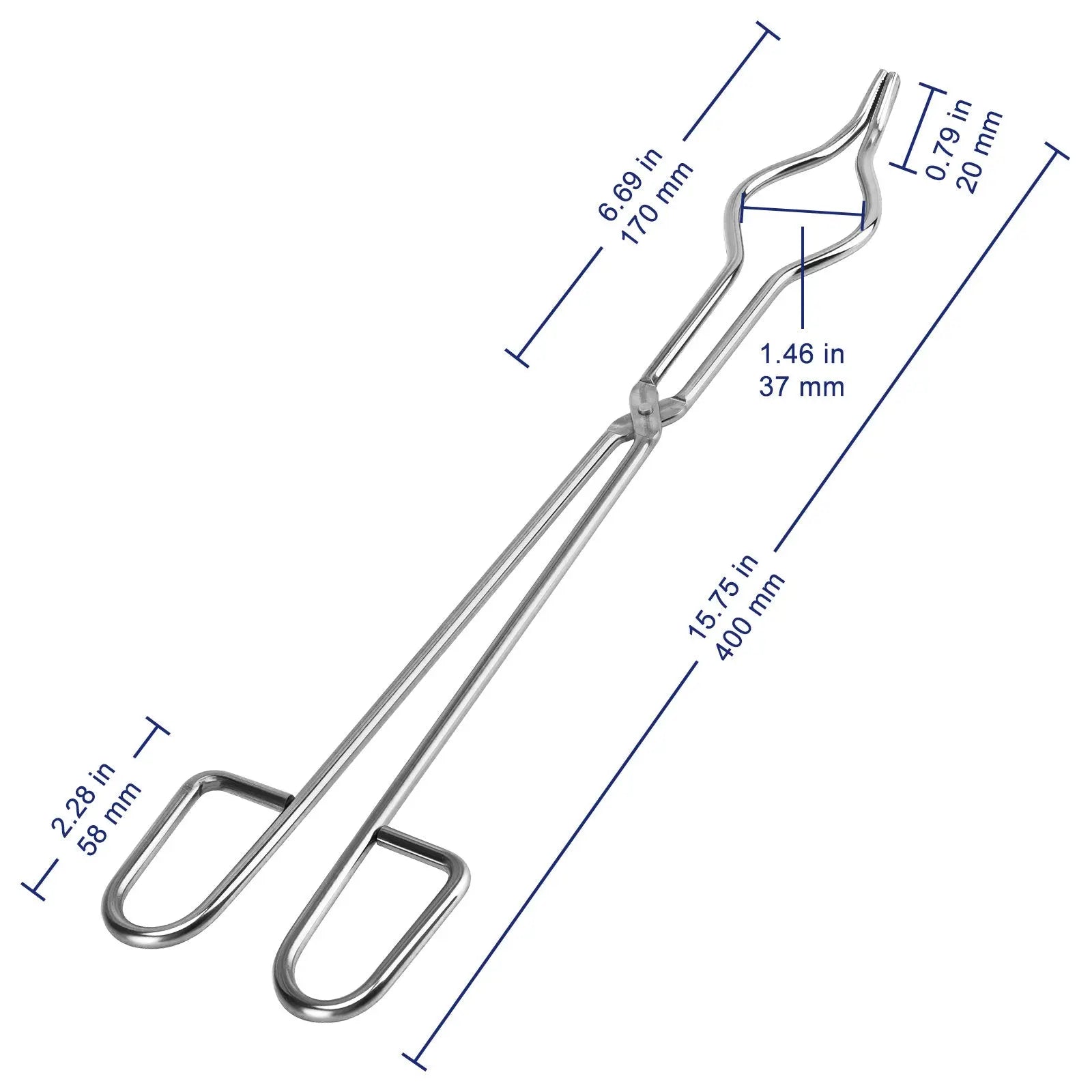 Stainless Steel Crucible Tong, 40 cm Length Labasics
