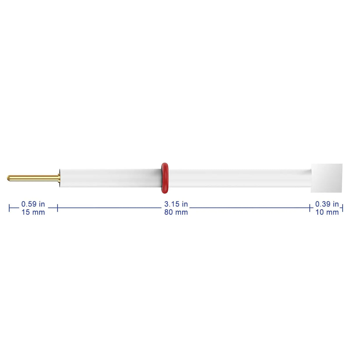 Laboratory Stainless Steel Electrode, 10 x 10 x 0.1 mm Labasics
