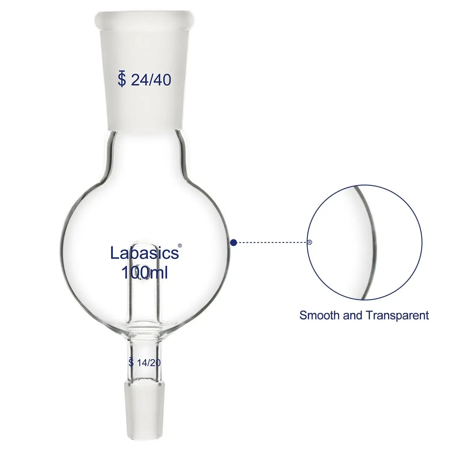 Borosilicate Glass Rotary Evaporator Bump Trap Labasics