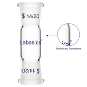 Borosilicate Glass Straight Connecting Adapter Labasics