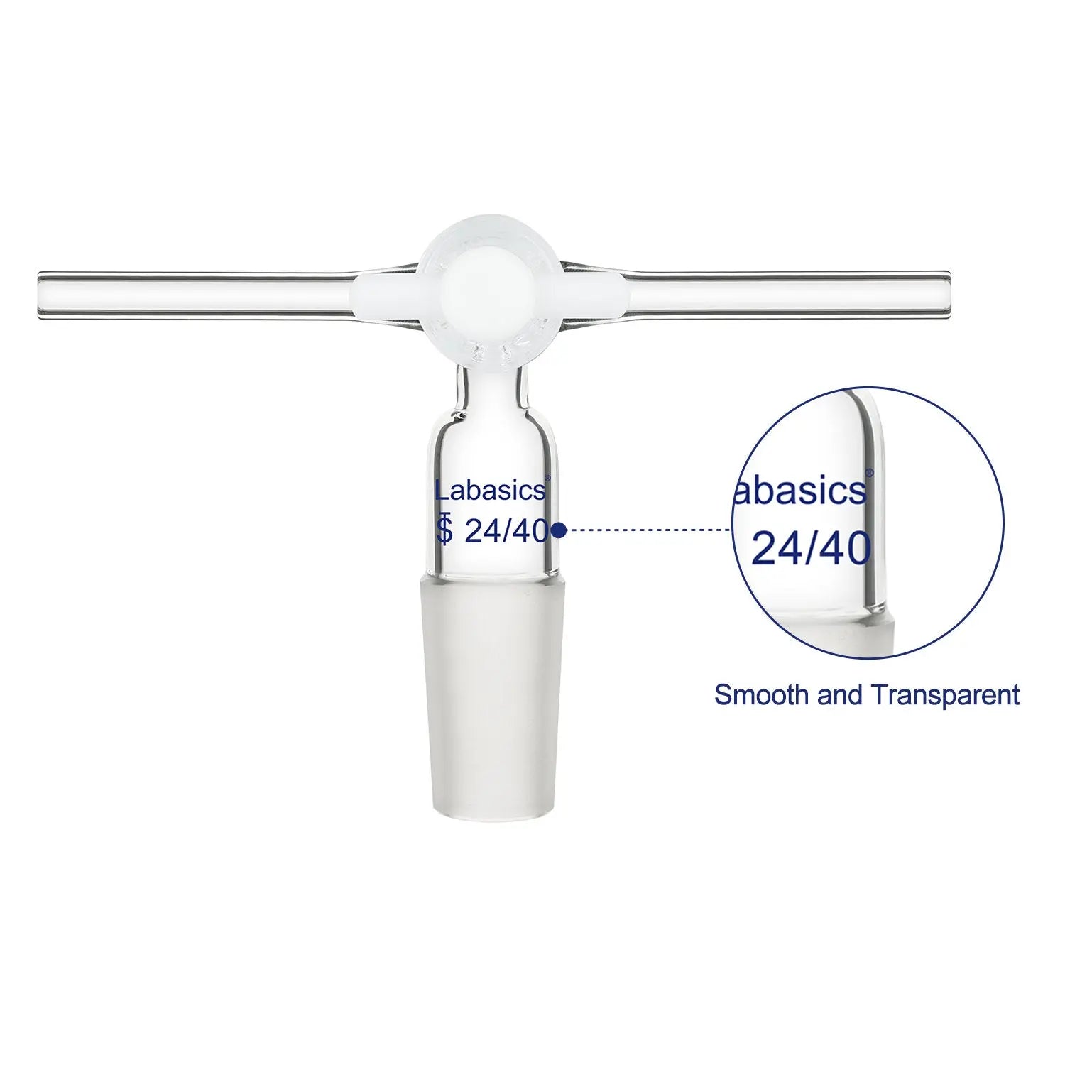 T-Shape Vacuum Flow Control Adapter, 24/40 Joint Labasics shop