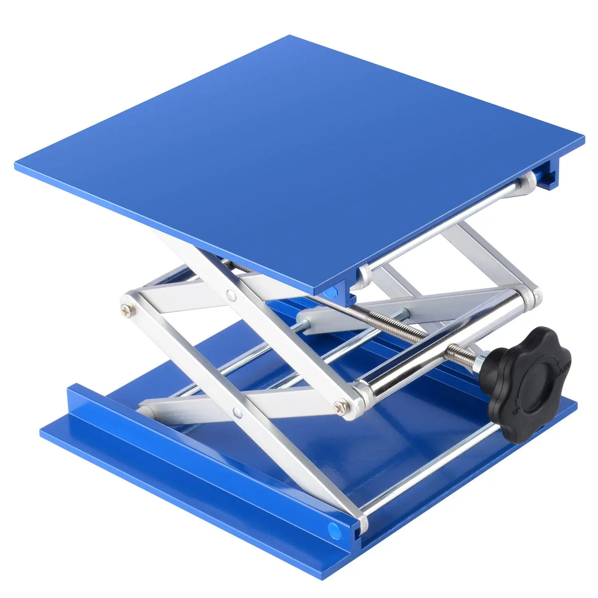 8x8 inch scissor jack lift table supporting up to 15 kg for large laboratory equipment elevation