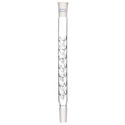 Vigreux distillation column, 200 mm length, borosilicate glass, 24/40 top and bottom joints, heavy-duty, reusable, ideal for fractional distillation