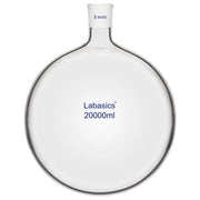 large scale laboratory reaction flask for heating and boiling processes