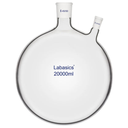 20 L two neck flask for multi step chemical reaction system heating setup