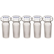 Labasics glass hollow stopper with hex head for sealing laboratory ground glass joints