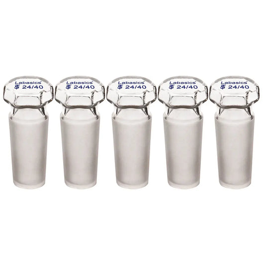 Glass Hollow Stopper, Hex Head, 1 Pack Labasics