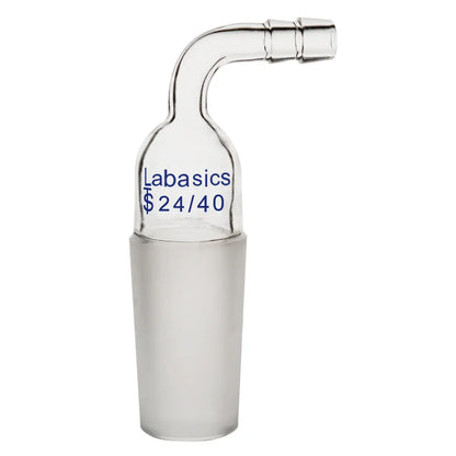 Glass Bent Inlet Adapter, Male Glass Joint Labasics