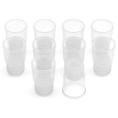 Silicone Flip-Top Stopper, Threaded Design, 10 Pack Labasics