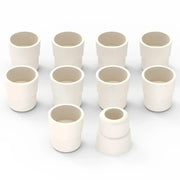 Durable 24 mm flip-top rubber stopper, suitable for 24/29 joint lab glassware, premium natural rubber, smooth surface