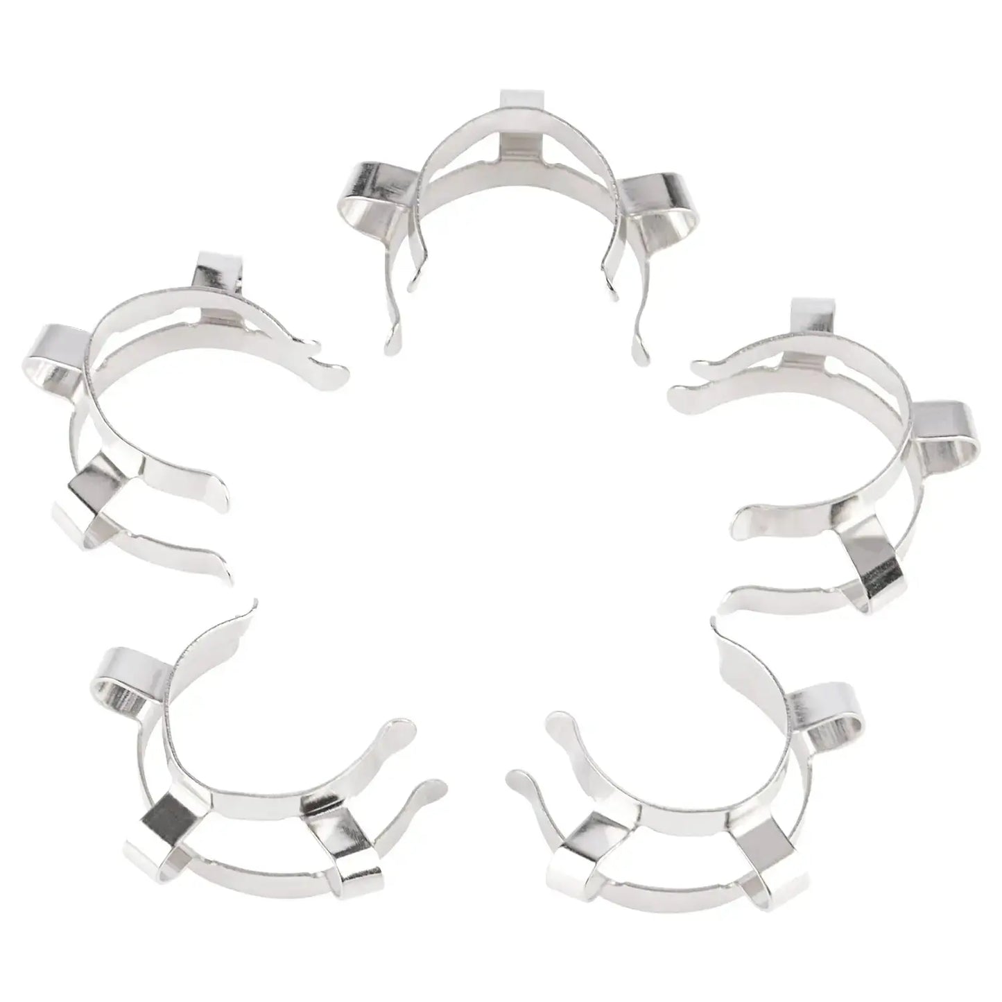 24 mm metal clip for securing 24/29 and 24/40 laboratory glass joints