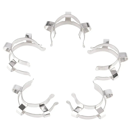 24 mm metal clip for securing 24/29 and 24/40 laboratory glass joints