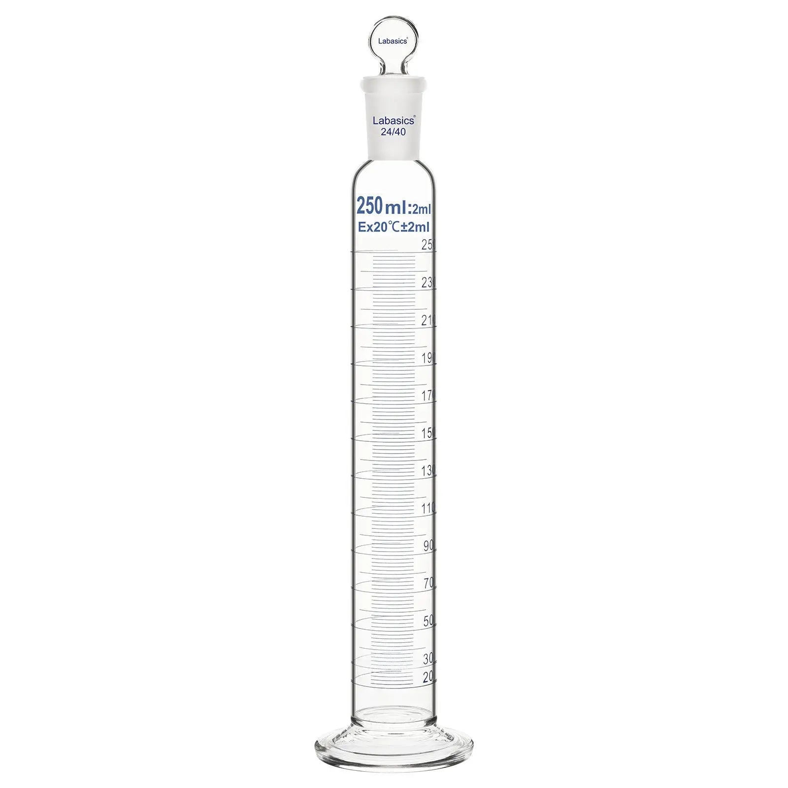 Graduated Cylinder with Stopper, 50-500 mL Labasics