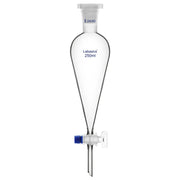 Conical Separatory Funnel with Glass Stopcock and 24/40 Plastic Joint Stopper, 60 – 1000 mL Labasics shop