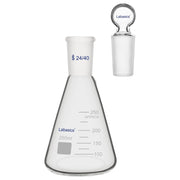 Erlenmeyer Flask with Glass Stopper, 24/40 Joint, 250-1000 mL Labasics Shop