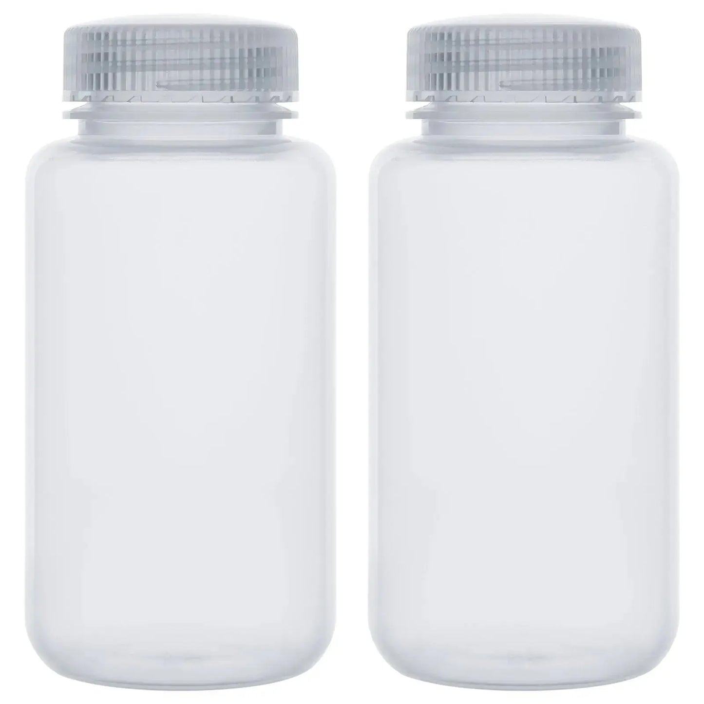 250 ml PP wide-mouth storage bottle, transparent lab container with screw cap