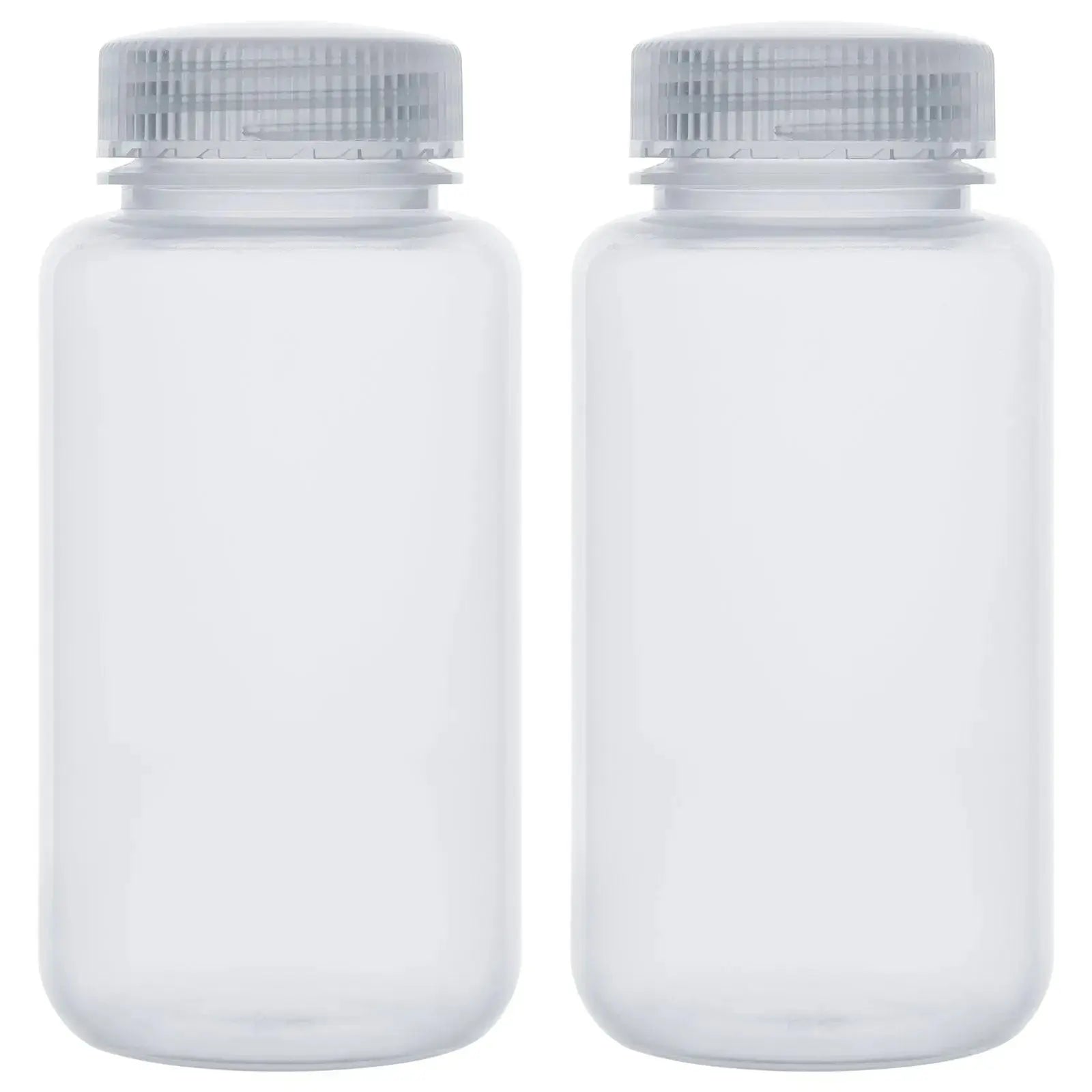 250 ml PP wide-mouth storage bottle, transparent lab container with screw cap
