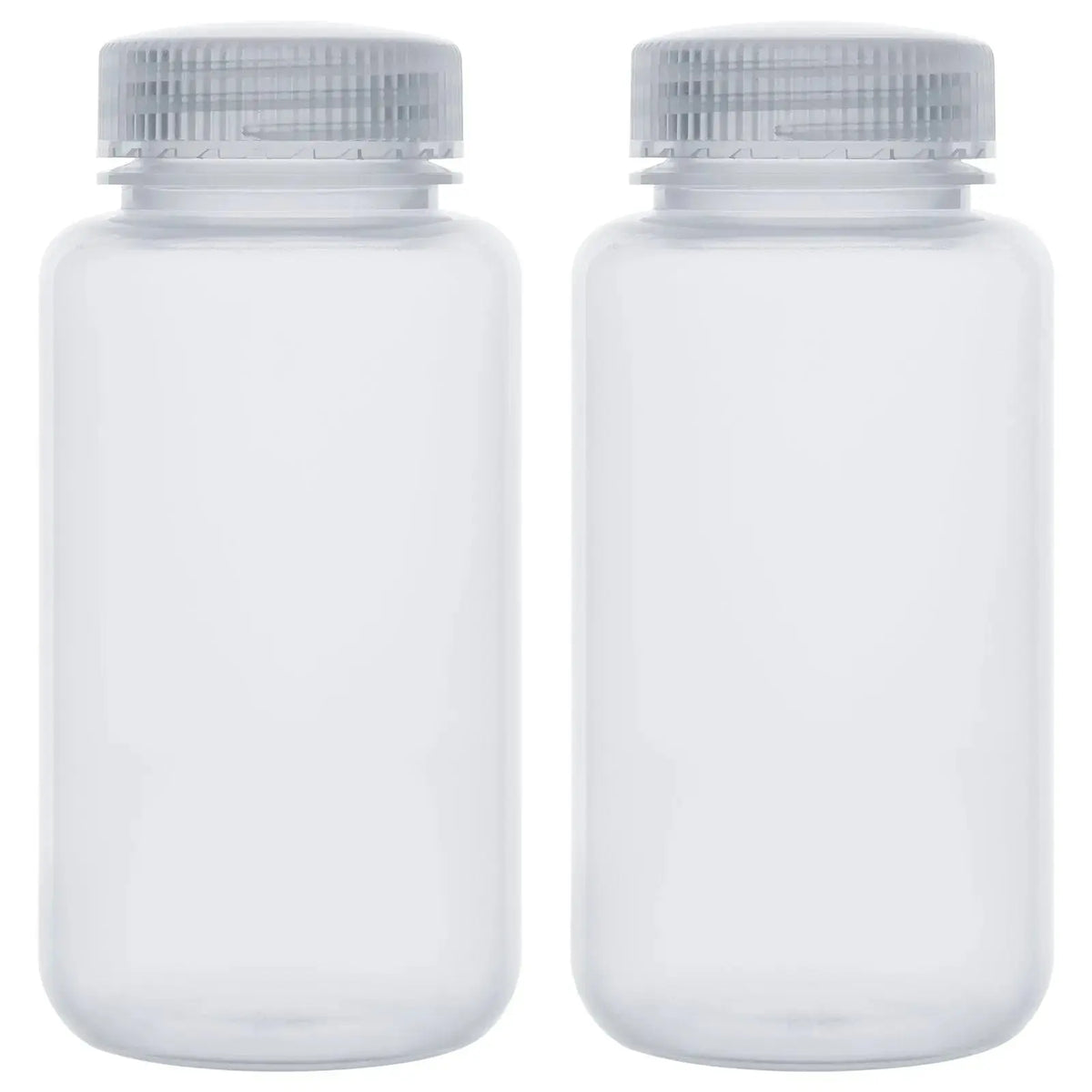 250 ml PP wide-mouth storage bottle, transparent lab container with screw cap
