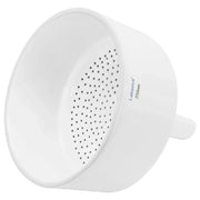 Porcelain Büchner funnel, 250 mm OD, acid-alkali resistant ceramic, perforated plate for large-scale laboratory filtration
