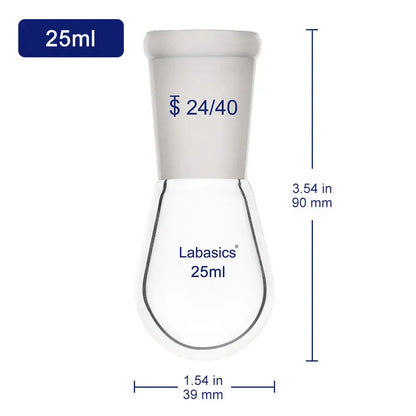 Borosilicate Glass Single Neck Recovery Flask Labasics