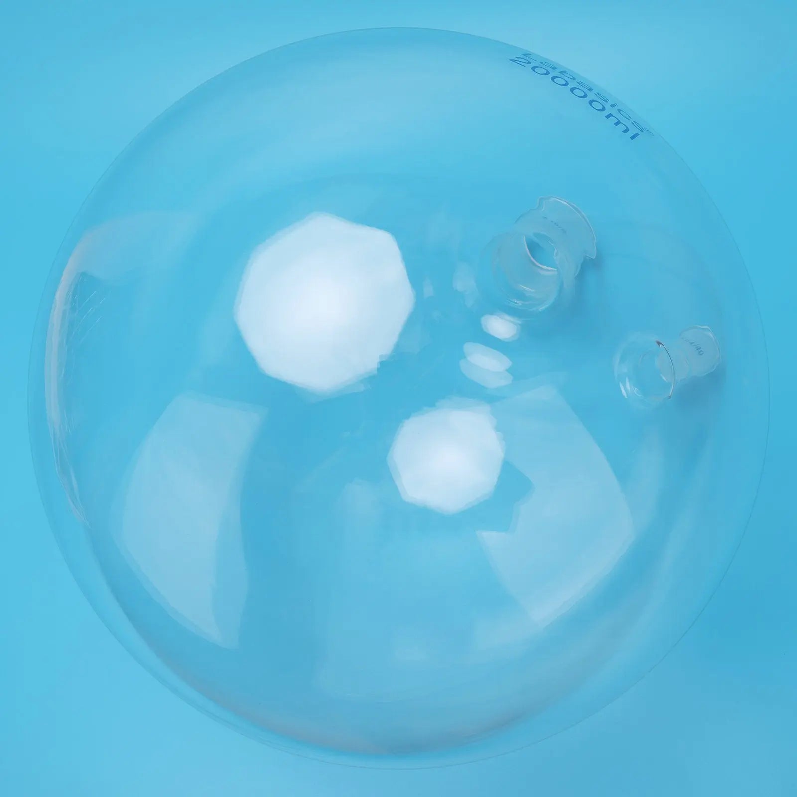 2 Neck Round Bottom Flask, 45/50 Center and 24/40 Side Joints, 5-20 L Labasics