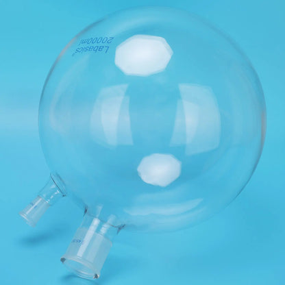 2 Neck Round Bottom Flask, 45/50 Center and 24/40 Side Joints, 5-20 L Labasics