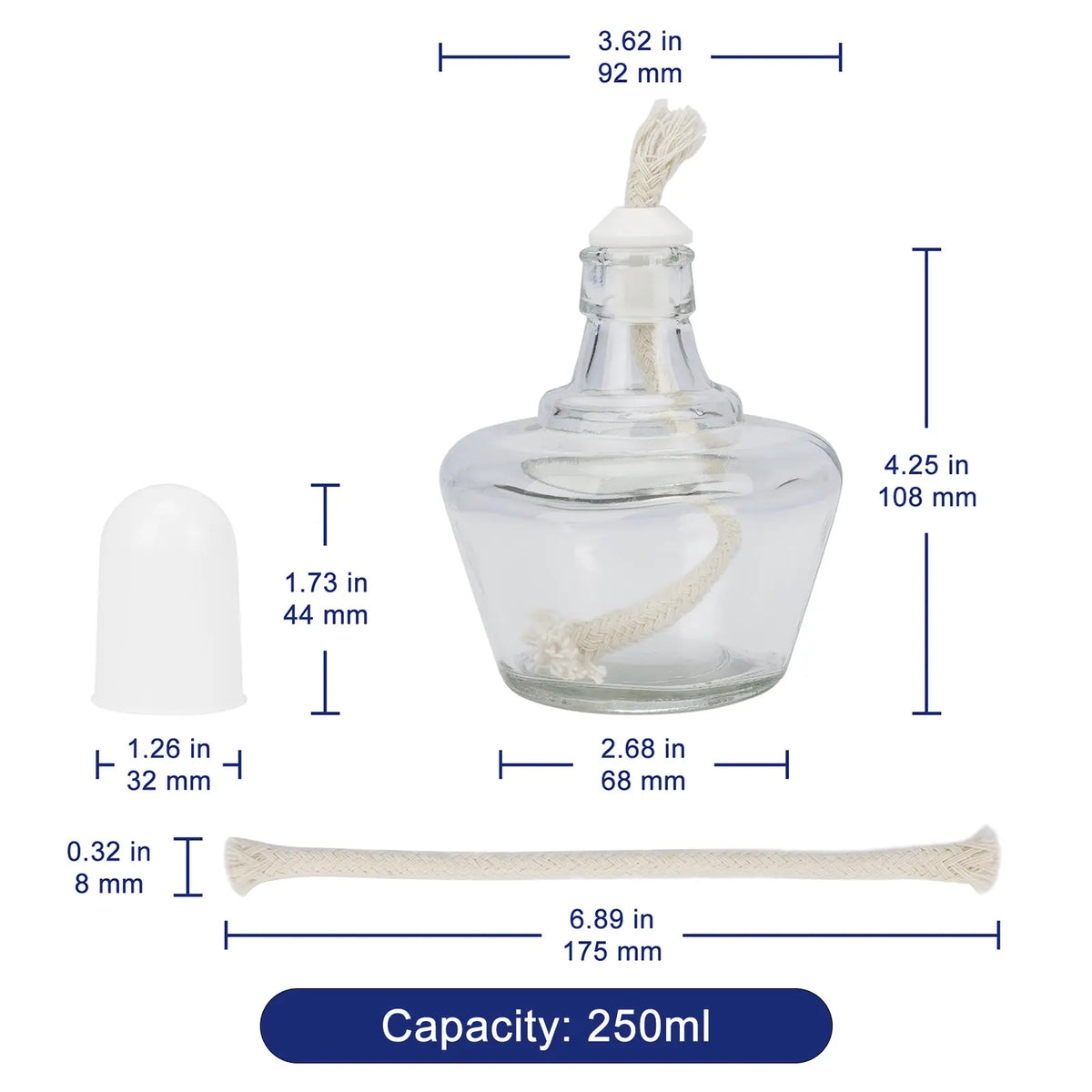 Alcohol Lamp, 150-250mL Labasics