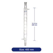 Glass Allihn Condenser, 24/40 Joint Jacket Length Labasics