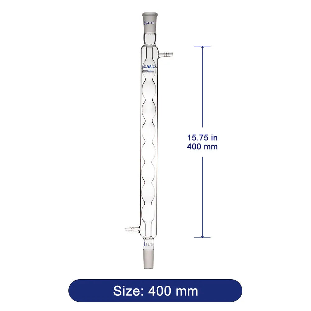 Glass Allihn Condenser, 24/40 Joint Jacket Length Labasics