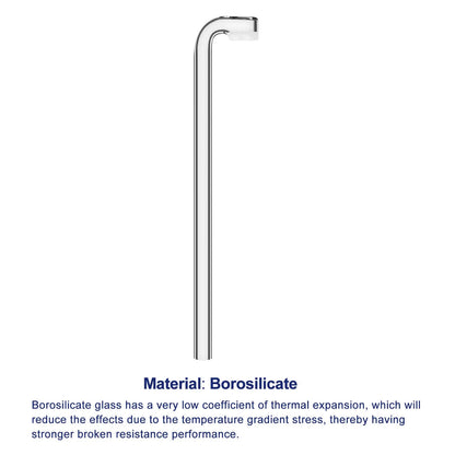 Borosilicate Glass Bent Gas Dispersion Tube with Low Thermal Expansion Properties