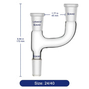 3 Way Claisen Distilling Adapter Labasics