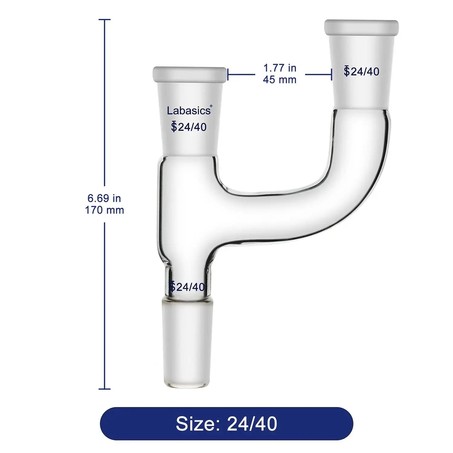 3 Way Claisen Distilling Adapter Labasics