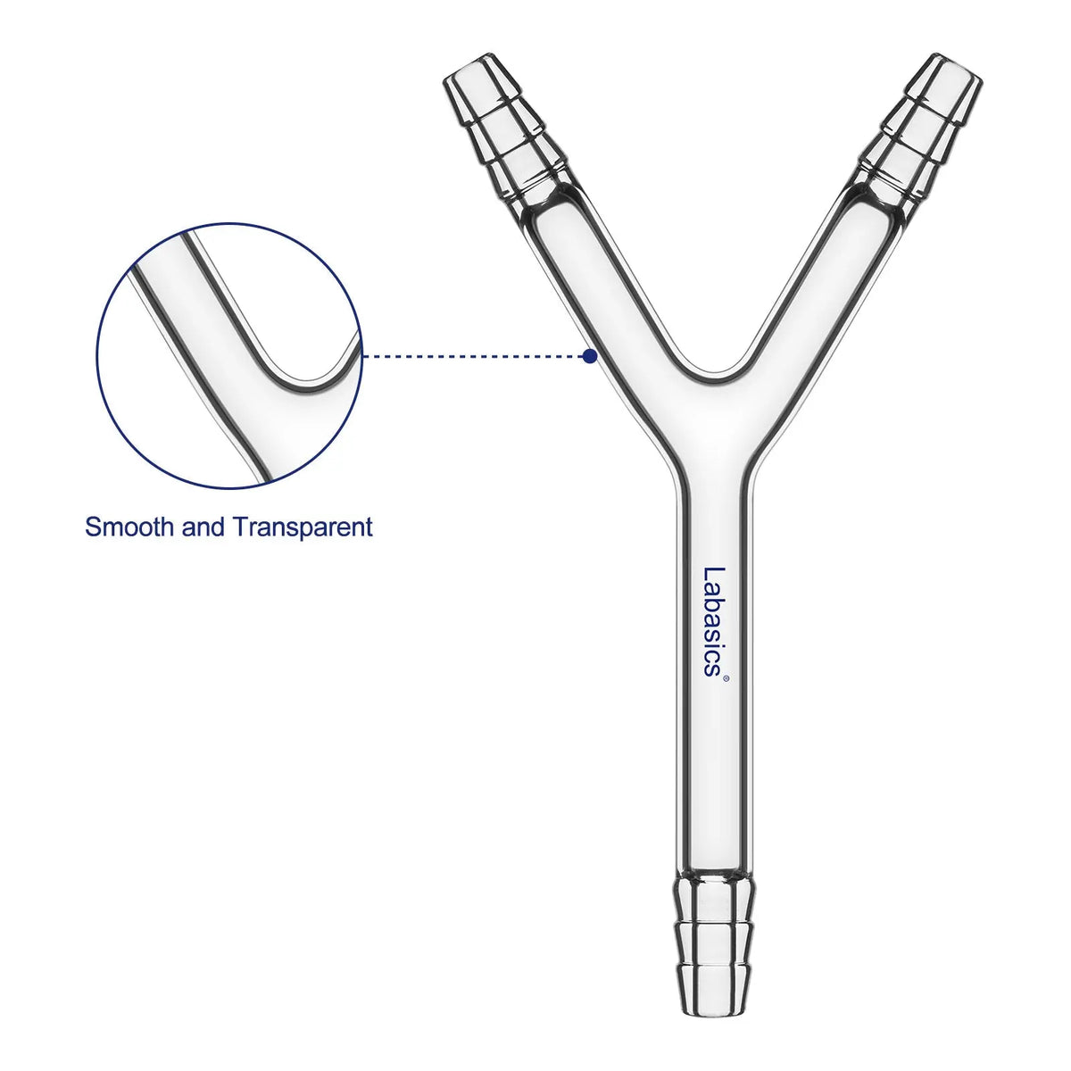 Y-Shaped 3-Way Gas Circulation Connection Adapter Labasics shop