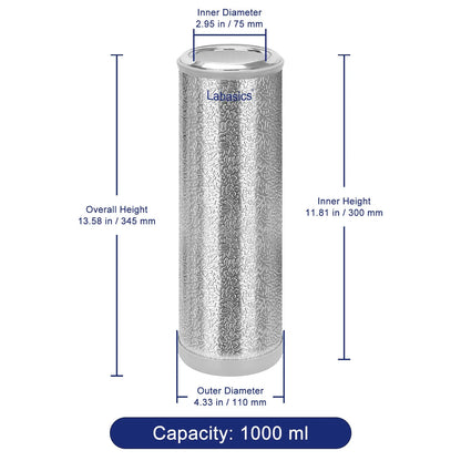 Dewar Flask, Capacity 350-1000 mL Labasics