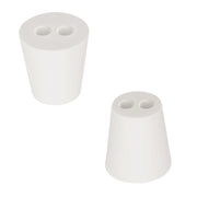 Dual-Hole Rubber Stoppers, 5 Packs Labasics
