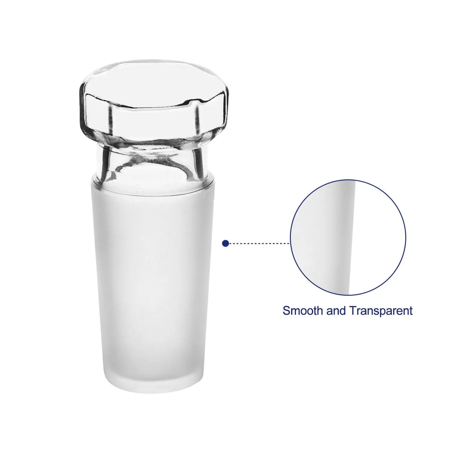 Glass Hollow Stopper, Hex Head, 1 Pack Labasics