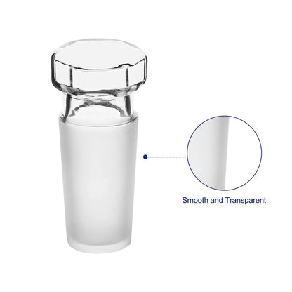 Glass Hollow Stopper, Hex Head, 1 Pack Labasics