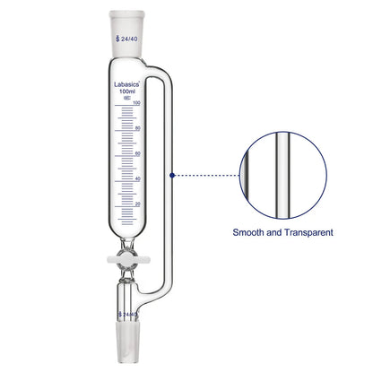 Graduated Pressure Equalizing Addition Funnel, 50-100 mL Labasics