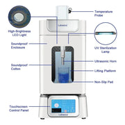Close-up of Intelligent Ultrasonic Homogenizer components and key parts