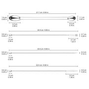 4 Pcs Lab Micro Spoon and Spatula Set Labasics