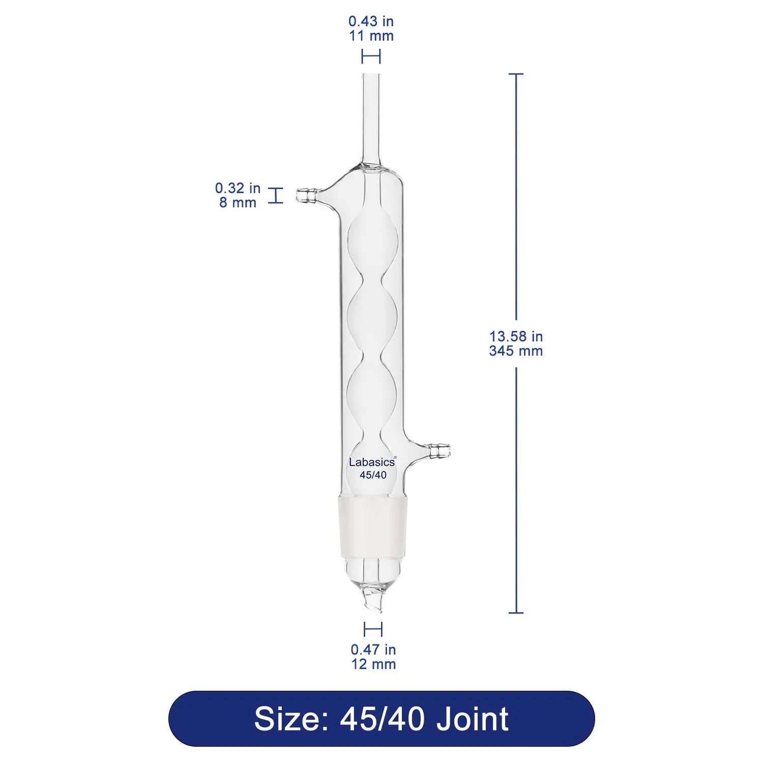 Allihn Condenser Reflux, 50/42 Lower Joint Labasics