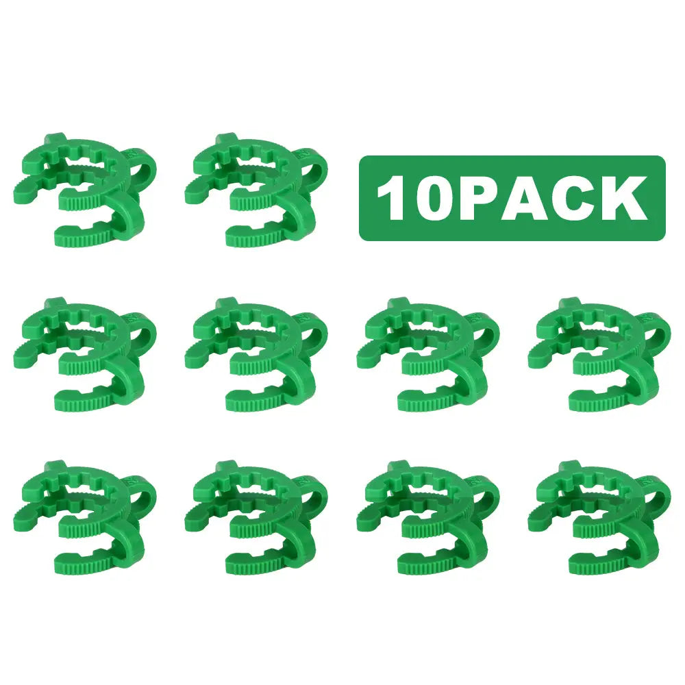 Plastic Joint Clips, 24/40 Joint, Green, 10 Packs Labasics