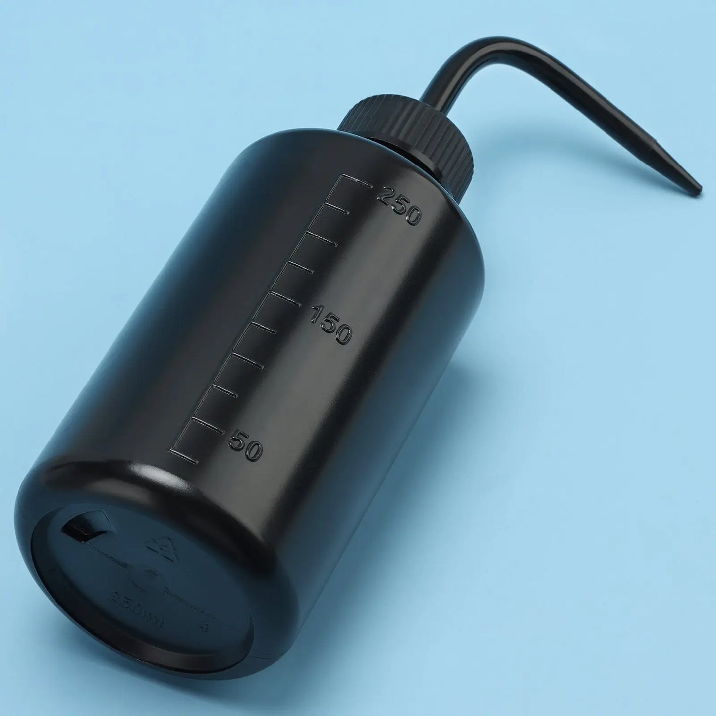 Plastic Wash Bottle, Black, 3 Pack, 250-500 mL Labasics