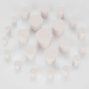 Solid Rubber Stoppers, White Labasics