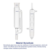 Soxhlet Extractor Set, Condenser Kit, 2 Packs Labasics