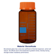 Amber Borosilicate Glass Bottle for Reducing Light Exposure During Storage