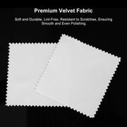 Velvet Fabric Polishing Cloth, 5 Packs Labasics shop