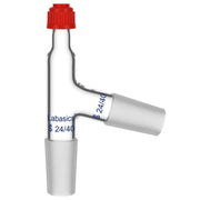 3-way distilling thermometer adapter with 24/40 joints and screw cap